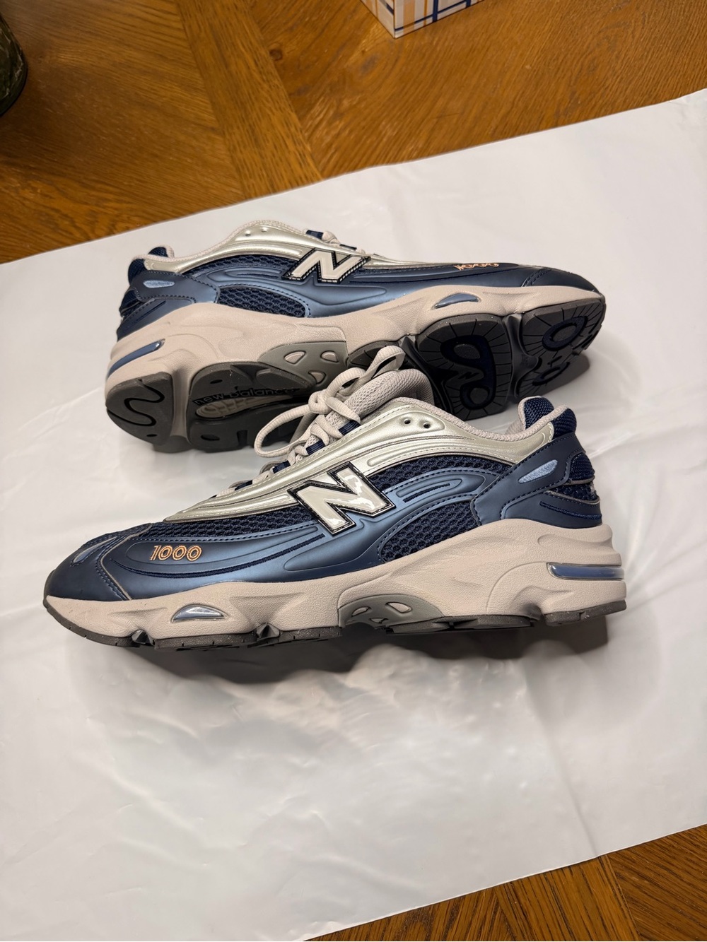 New Balance Men's 1000 Athletic Shoes - Navy & Gray